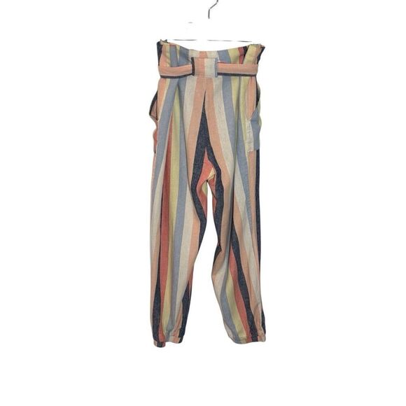 Indigo Rein striped linen blend joggers - M - Picture 3 of 8